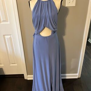 ASOS Blue Halter Jumpsuit